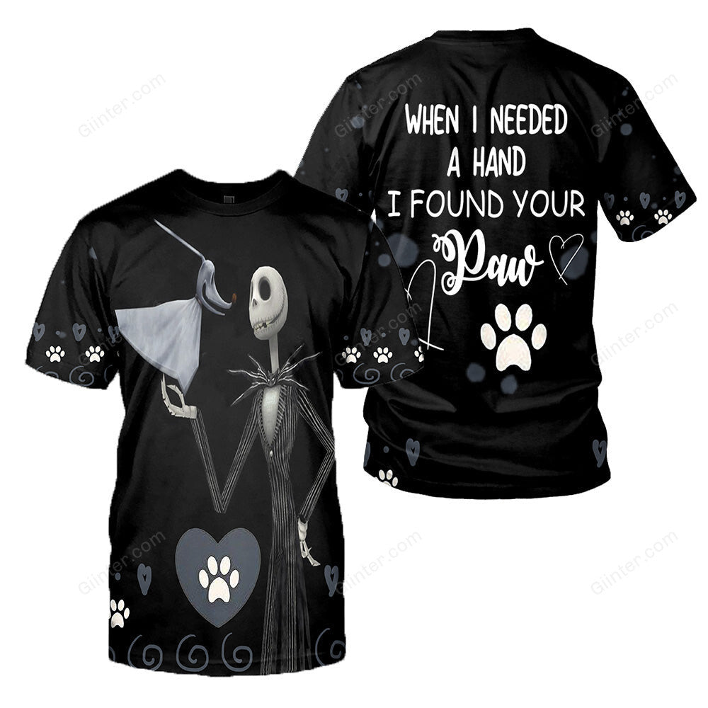 Jack Skellington 3D All Over Printed Shirts For Men And Women 341