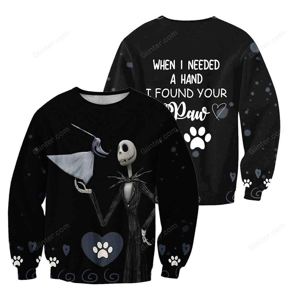 Jack Skellington 3D All Over Printed Shirts For Men And Women 341