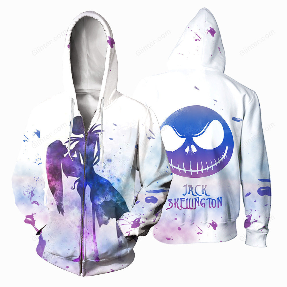 Jack Skellington 3D All Over Printed Shirts For Men And Women 342