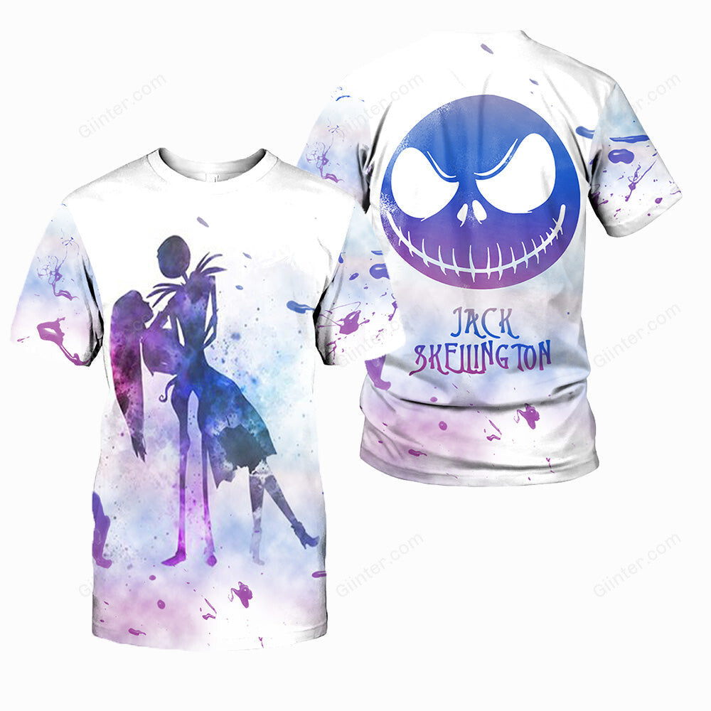 Jack Skellington 3D All Over Printed Shirts For Men And Women 342