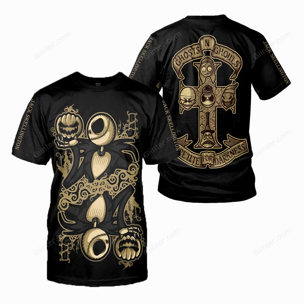 Jack Skellington 3D All Over Printed Shirts For Men And Women 343
