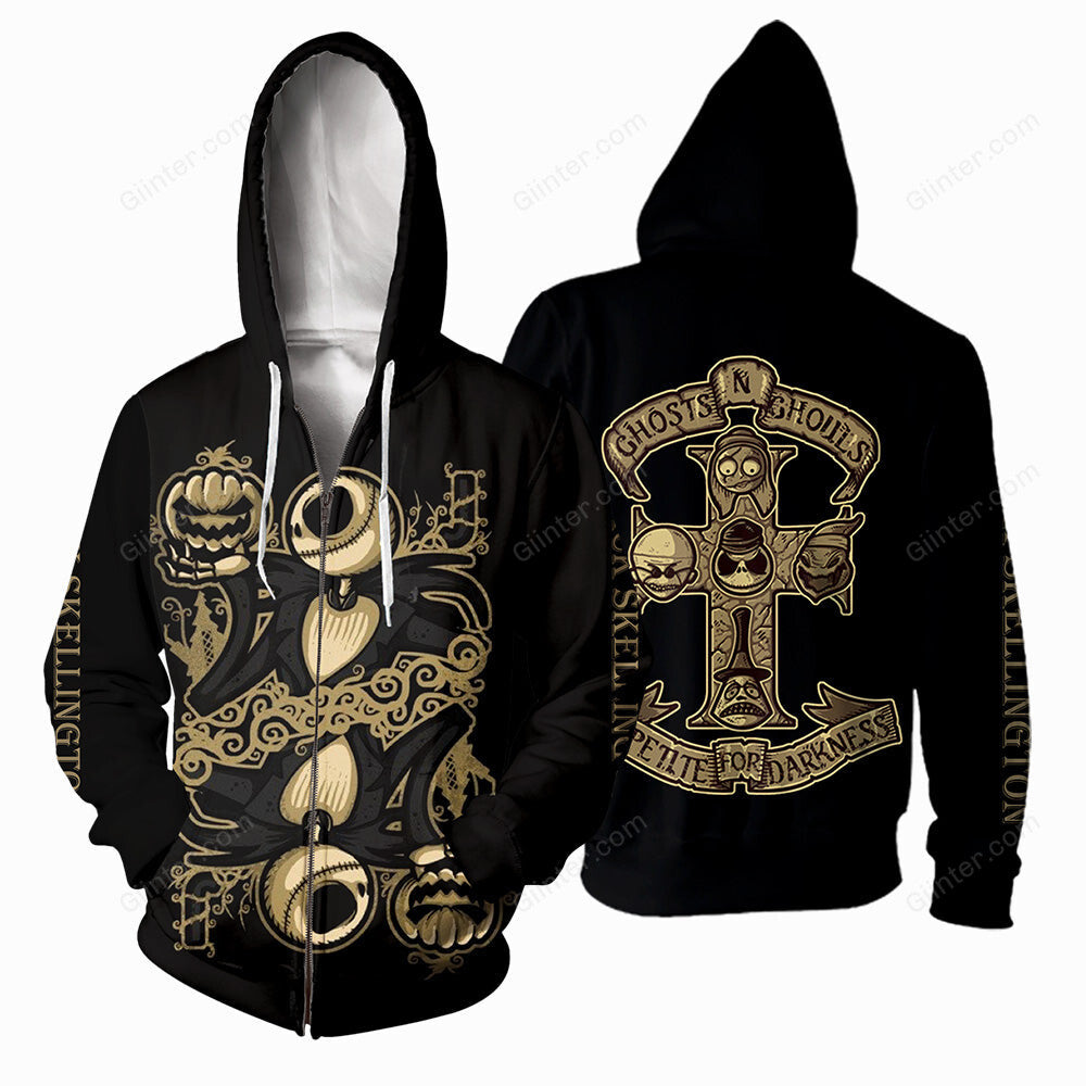 Jack Skellington 3D All Over Printed Shirts For Men And Women 343