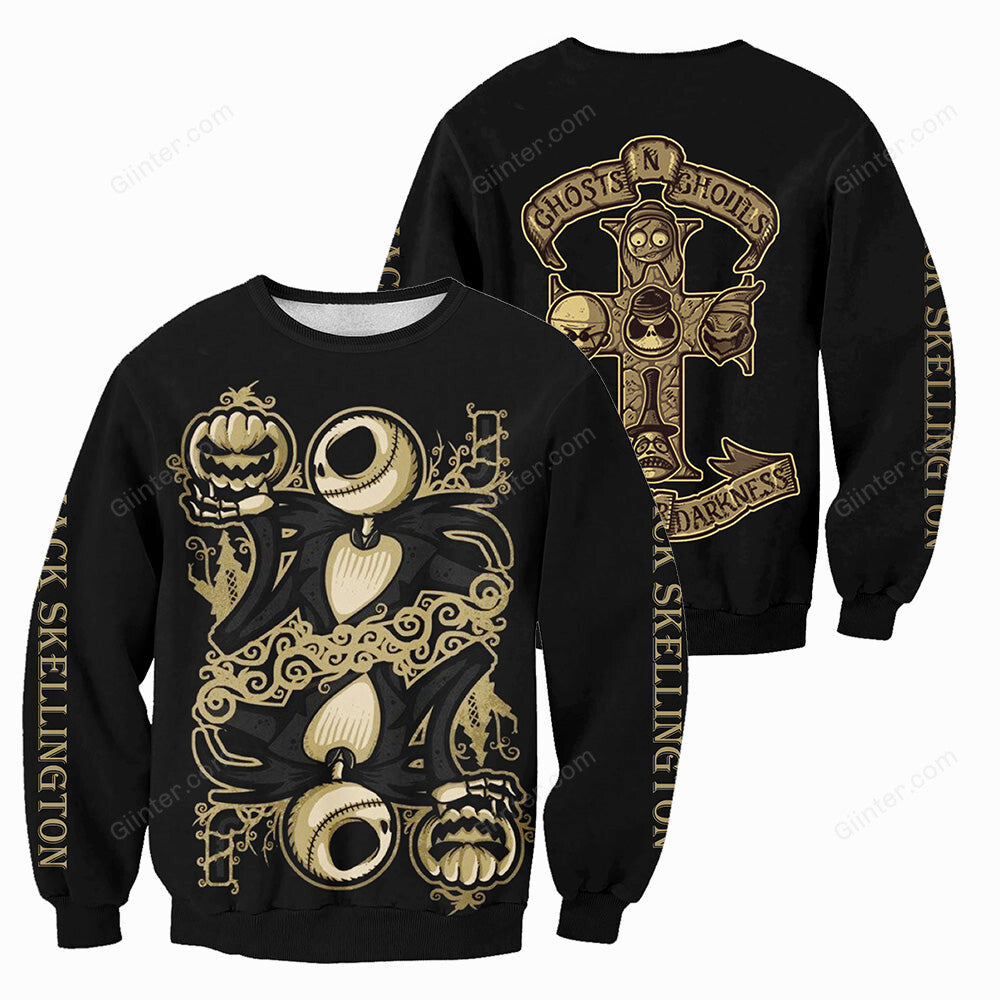 Jack Skellington 3D All Over Printed Shirts For Men And Women 343