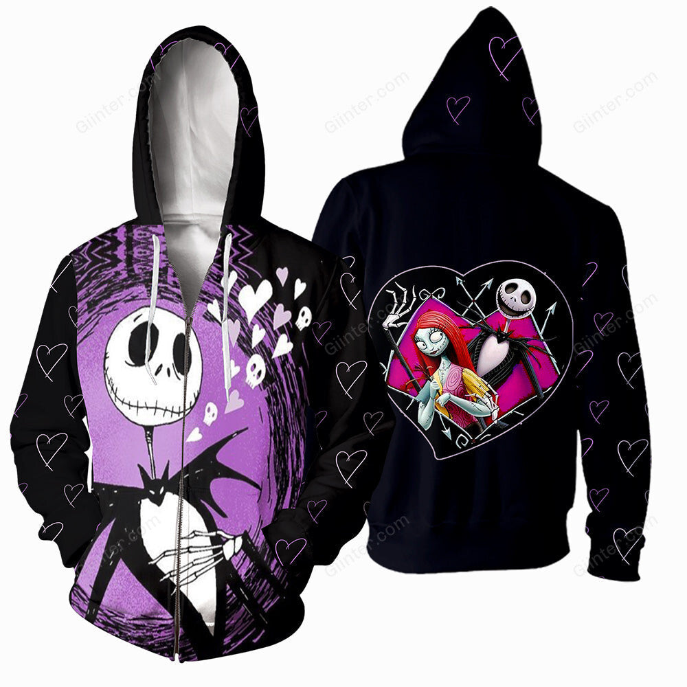 Jack Skellington 3D All Over Printed Shirts For Men And Women 344