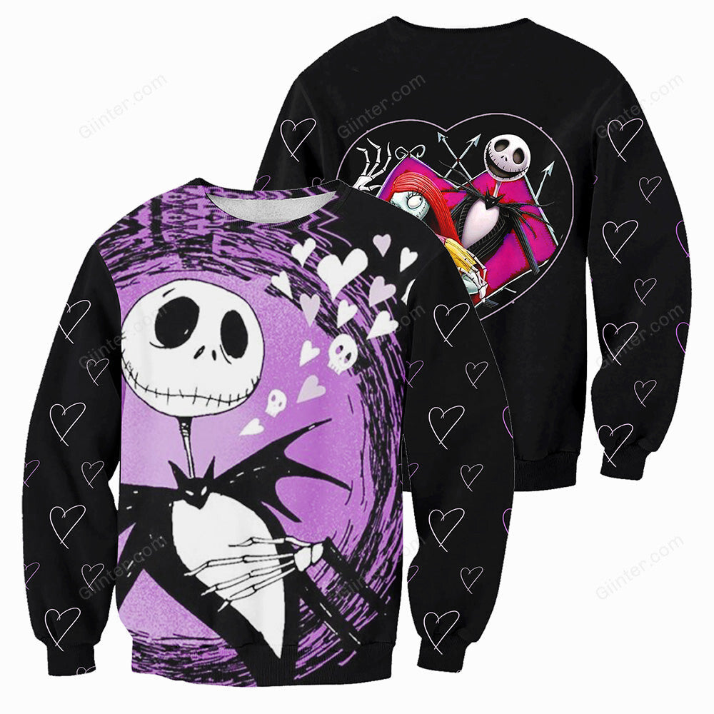Jack Skellington 3D All Over Printed Shirts For Men And Women 344