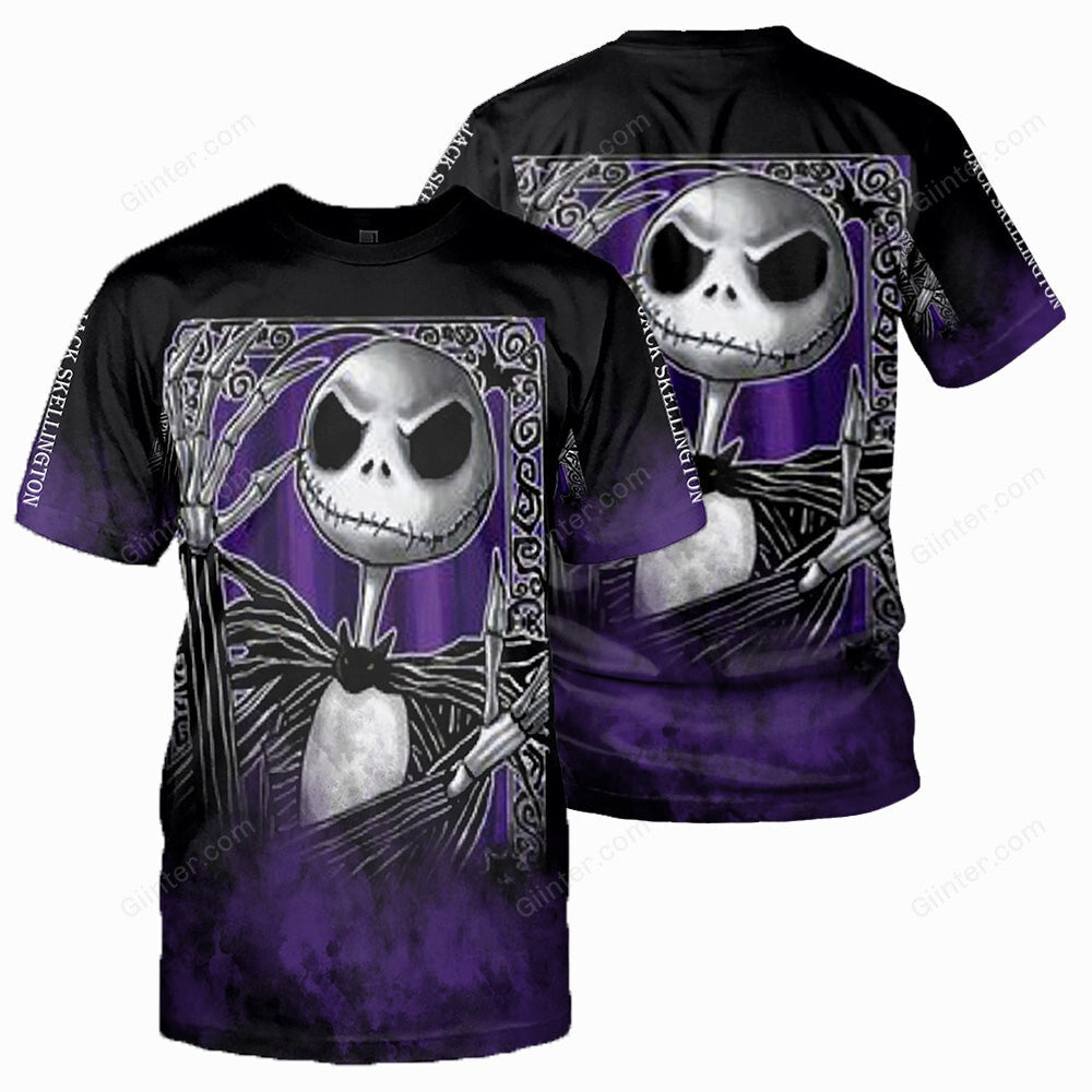 Jack Skellington 3D All Over Printed Shirts For Men And Women 346