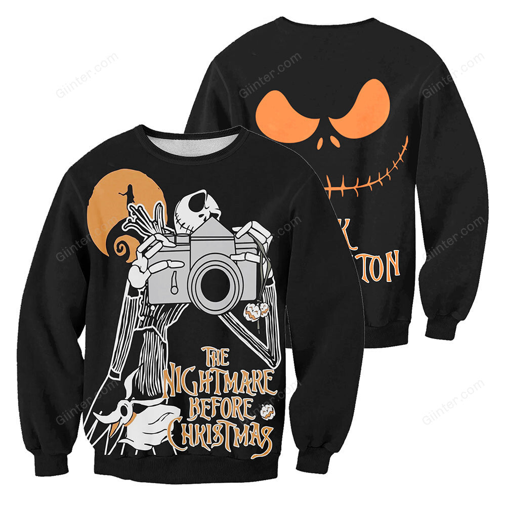 Jack Skellington 3D All Over Printed Shirts For Men And Women 349