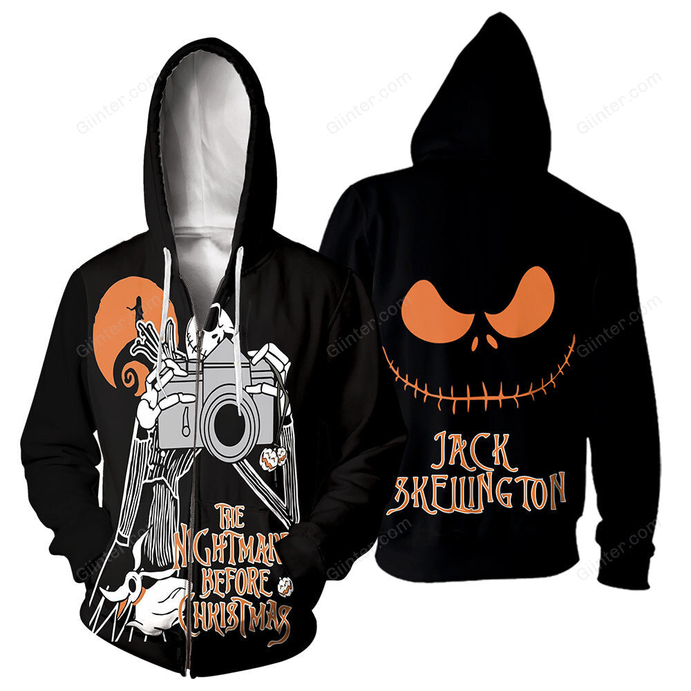Jack Skellington 3D All Over Printed Shirts For Men And Women 349