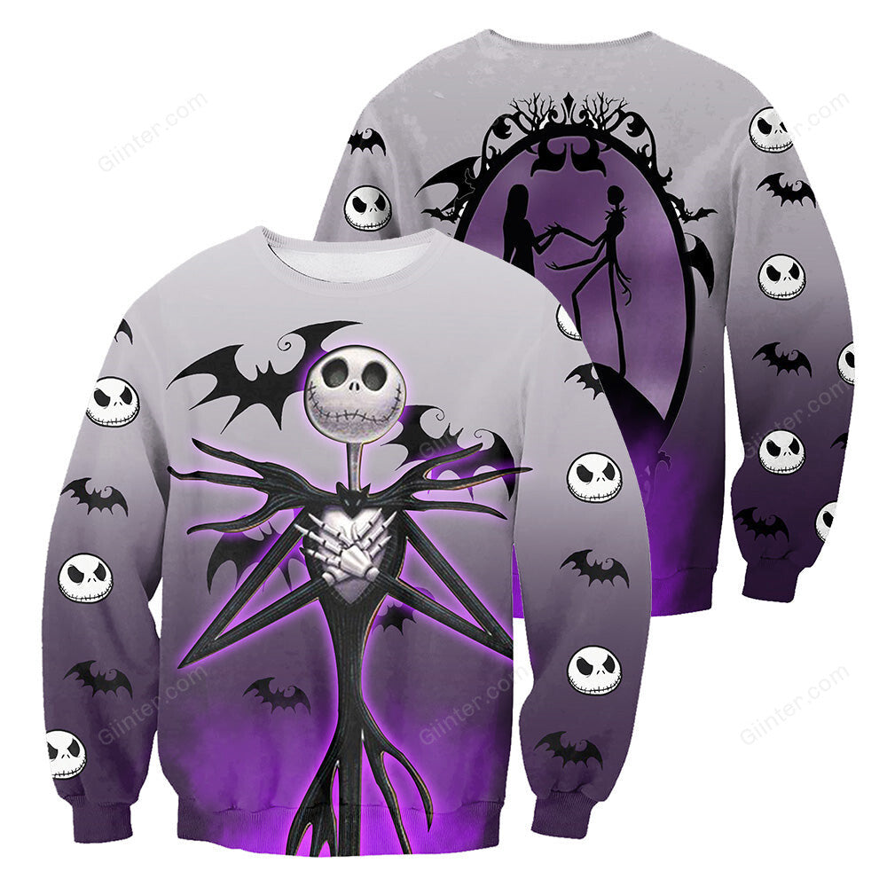 Jack Skellington 3D All Over Printed Shirts For Men And Women 35