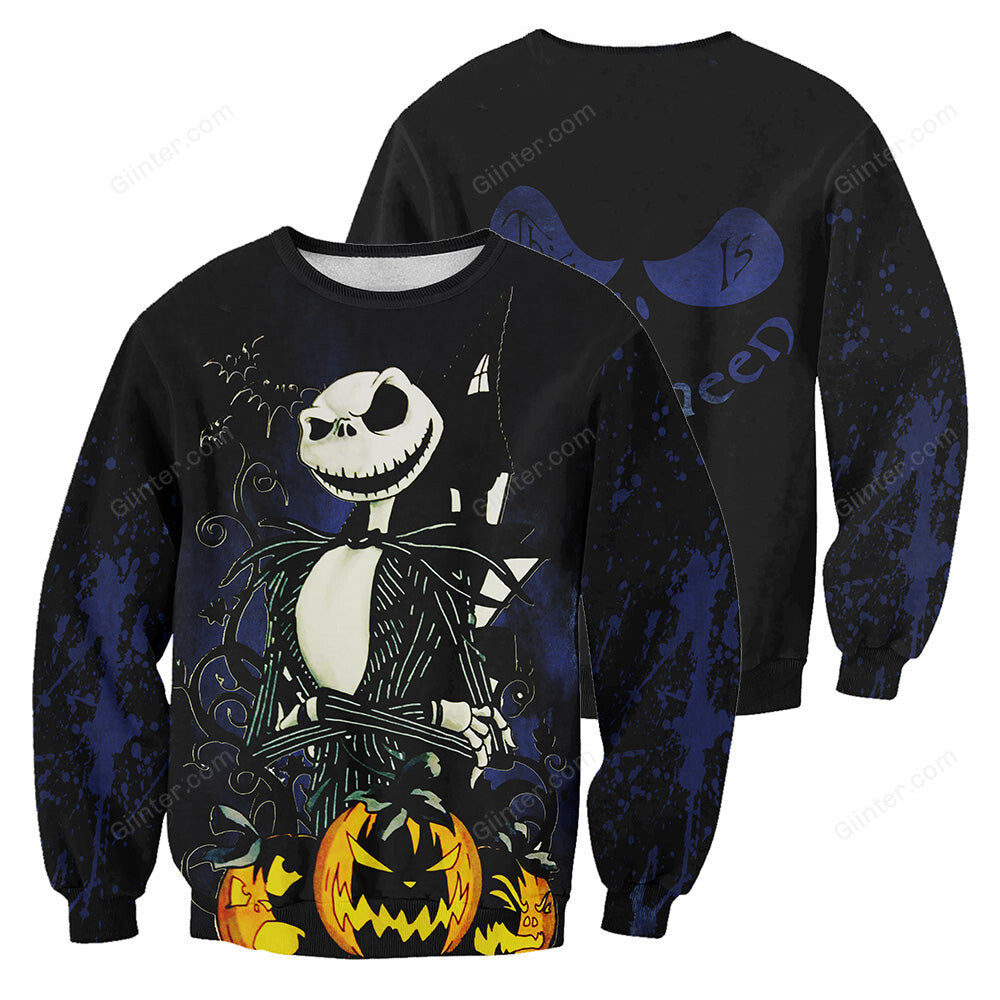 Jack Skellington 3D All Over Printed Shirts For Men And Women 350
