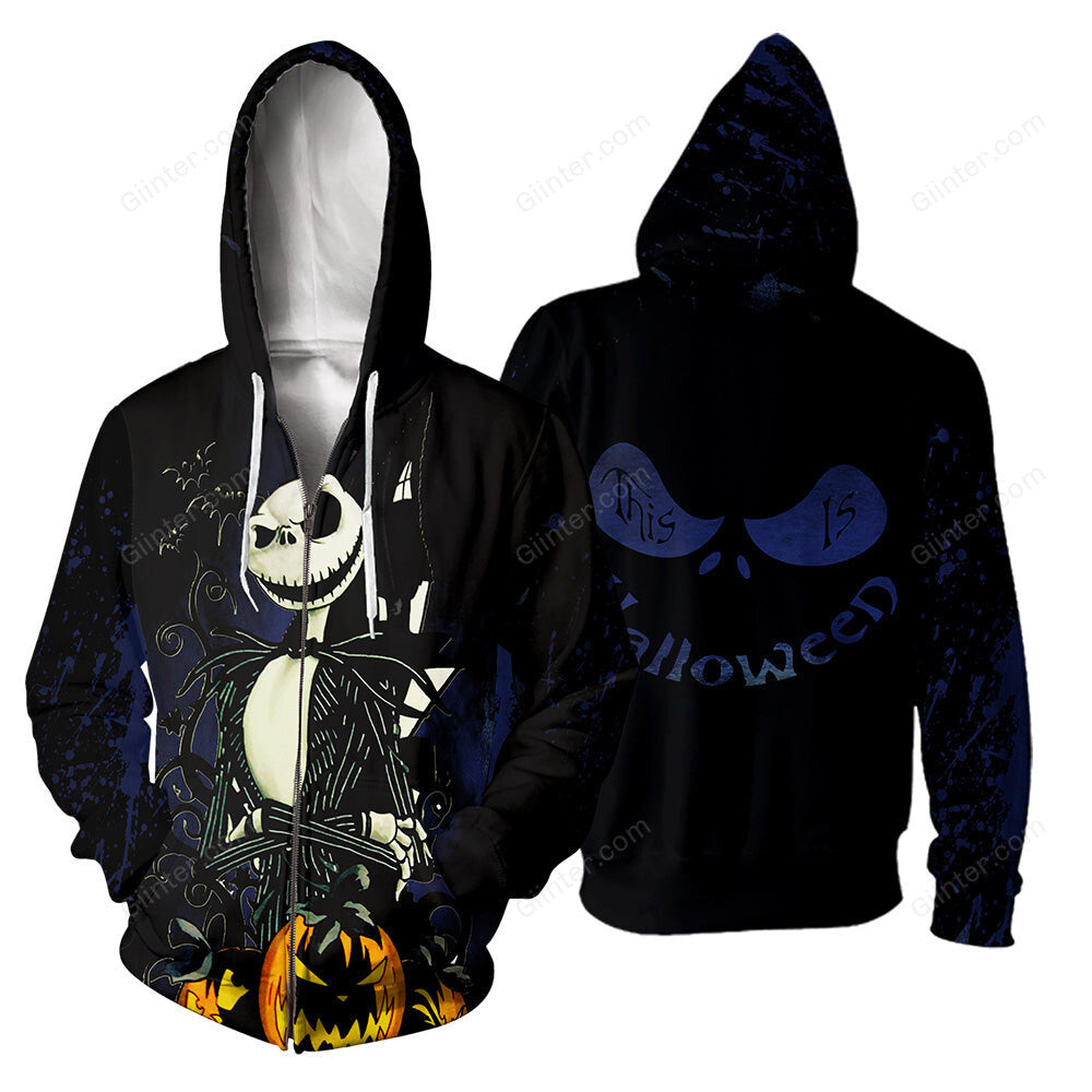 Jack Skellington 3D All Over Printed Shirts For Men And Women 350