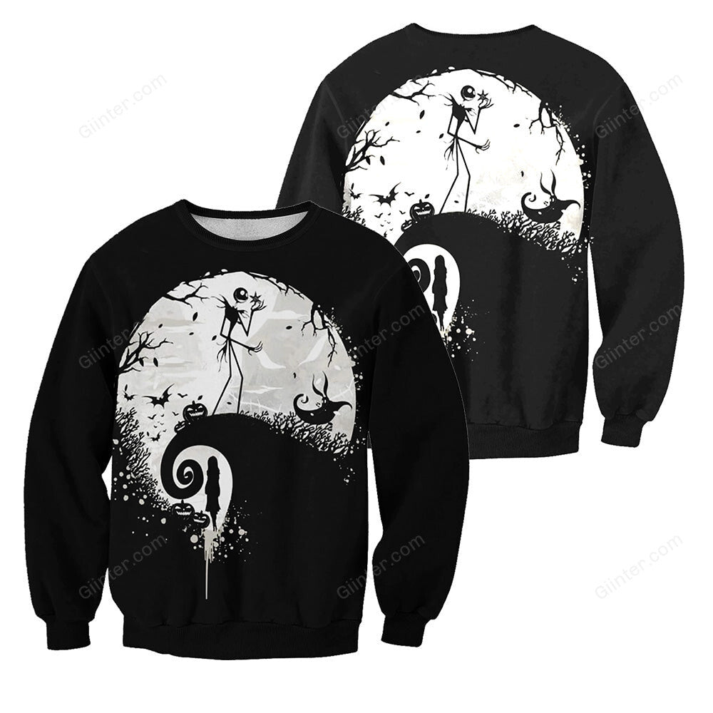 Jack Skellington 3D All Over Printed Shirts For Men And Women 351