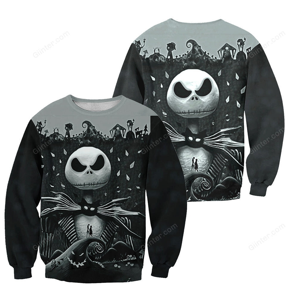 Jack Skellington 3D All Over Printed Shirts For Men And Women 352