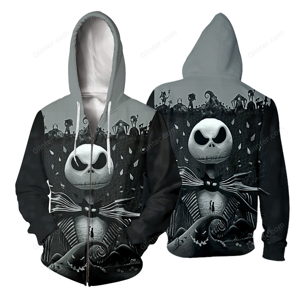 Jack Skellington 3D All Over Printed Shirts For Men And Women 352