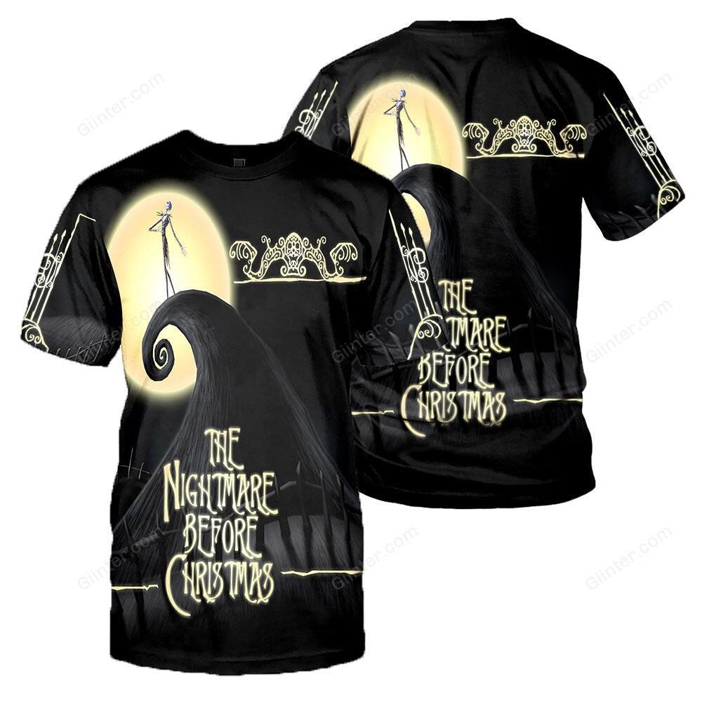 Jack Skellington 3D All Over Printed Shirts For Men And Women 355