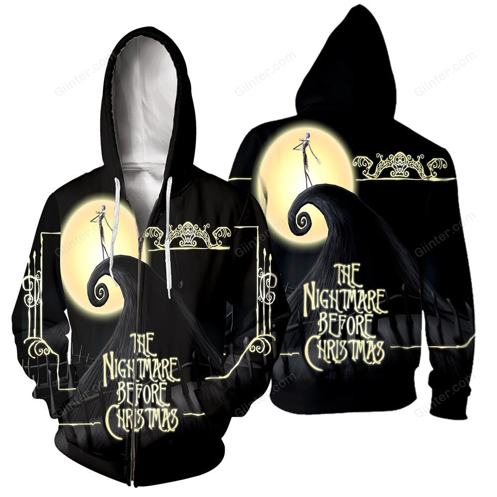 Jack Skellington 3D All Over Printed Shirts For Men And Women 355
