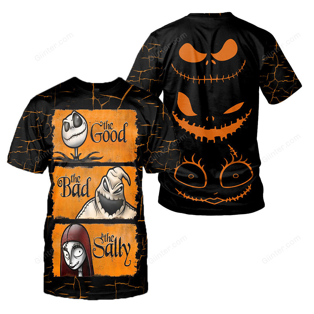 Jack Skellington 3D All Over Printed Shirts For Men And Women 356
