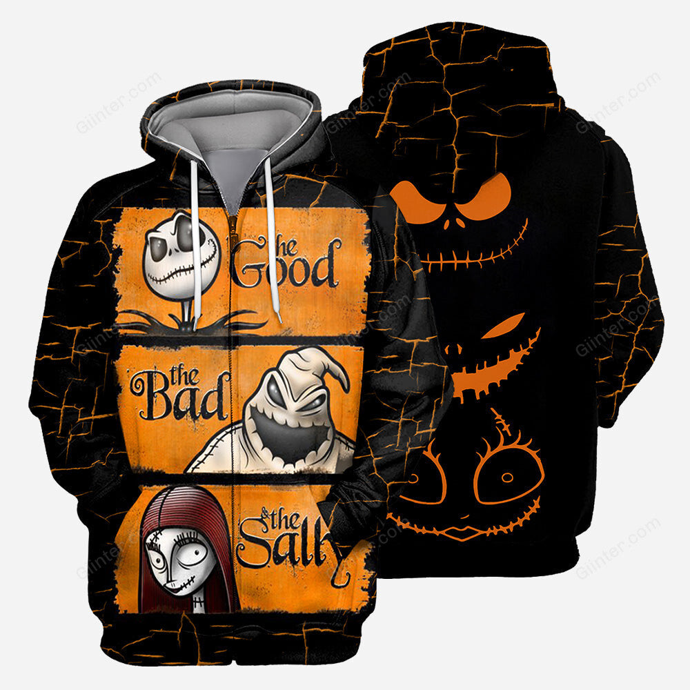 Jack Skellington 3D All Over Printed Shirts For Men And Women 356