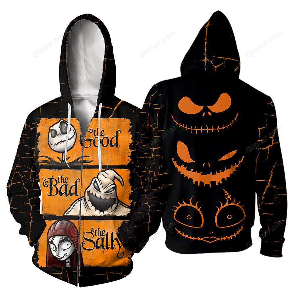 Jack Skellington 3D All Over Printed Shirts For Men And Women 356