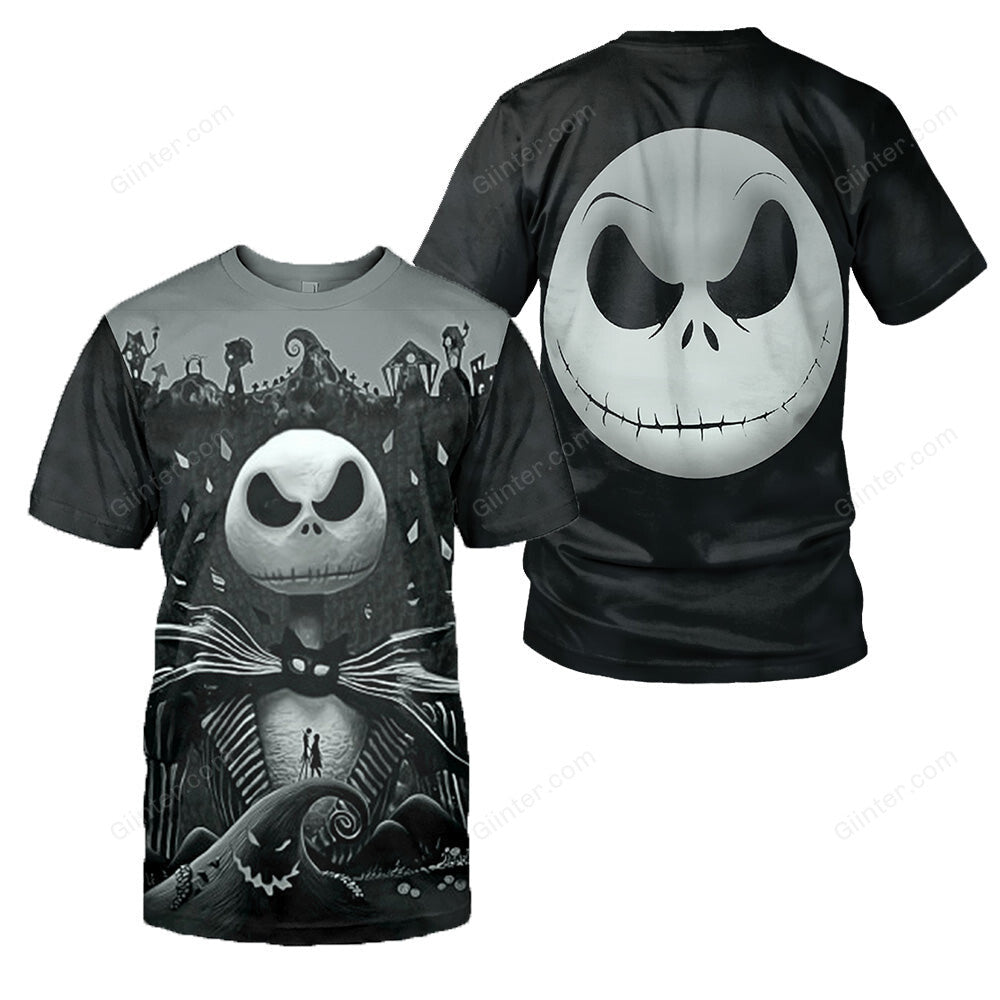 Jack Skellington 3D All Over Printed Shirts For Men And Women 357