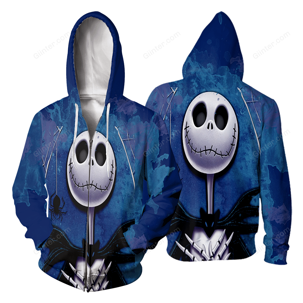 Jack Skellington 3D All Over Printed Shirts For Men And Women 358