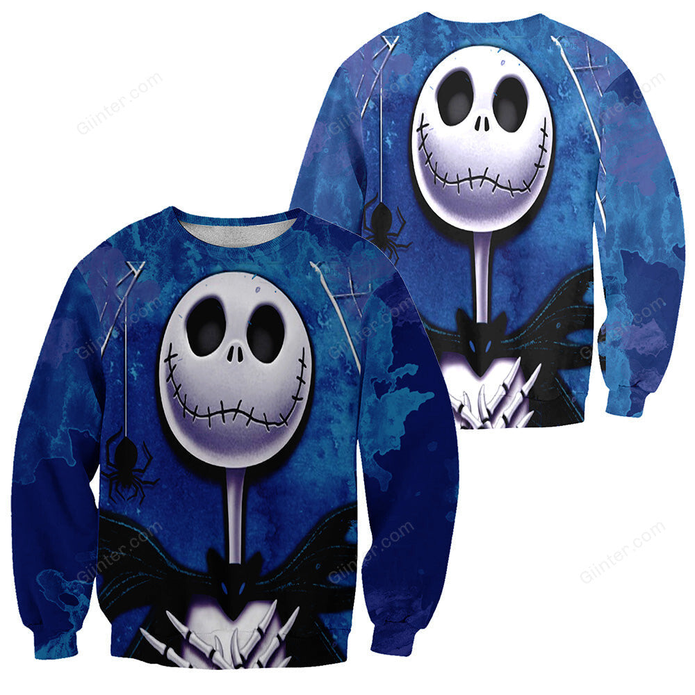 Jack Skellington 3D All Over Printed Shirts For Men And Women 358