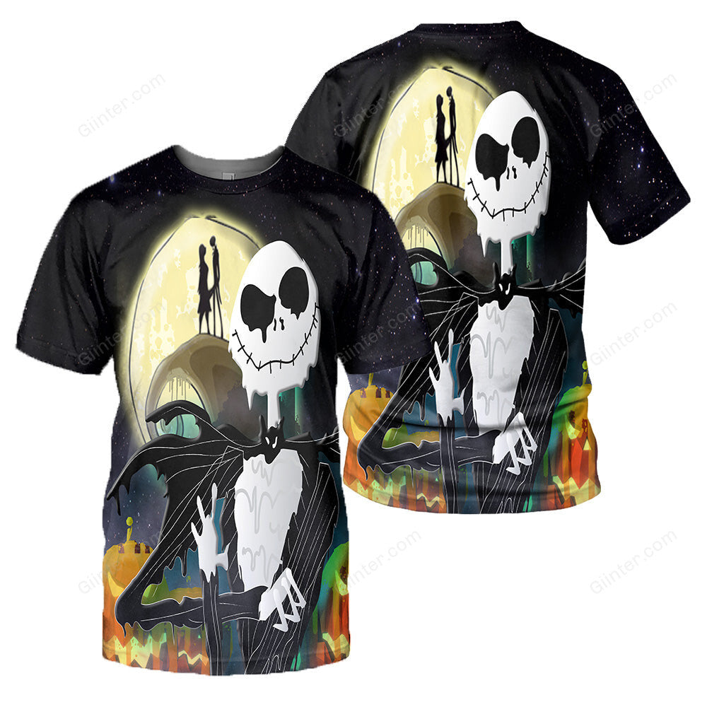 Jack Skellington 3D All Over Printed Shirts For Men And Women 36