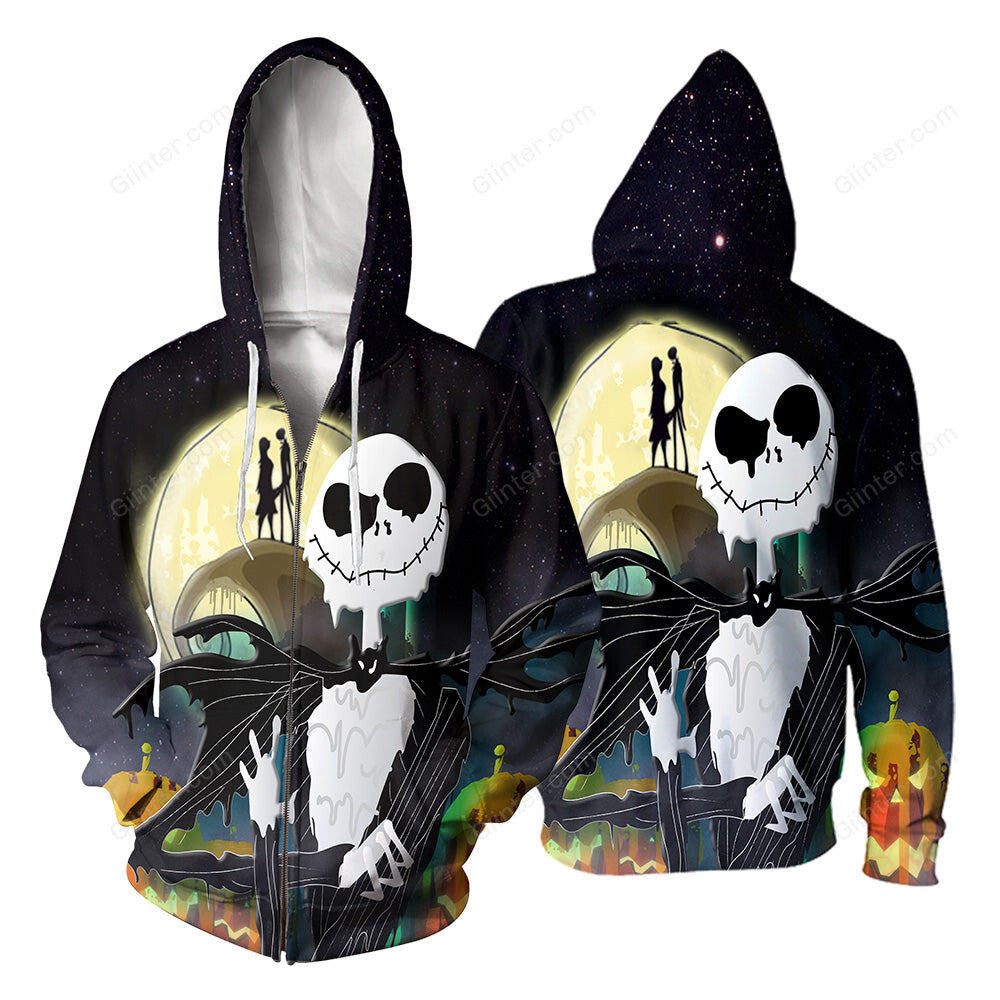 Jack Skellington 3D All Over Printed Shirts For Men And Women 36