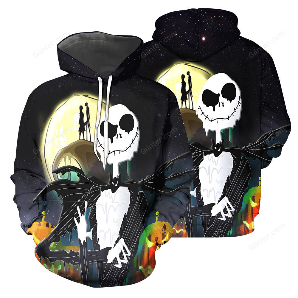 Jack Skellington 3D All Over Printed Shirts For Men And Women 36