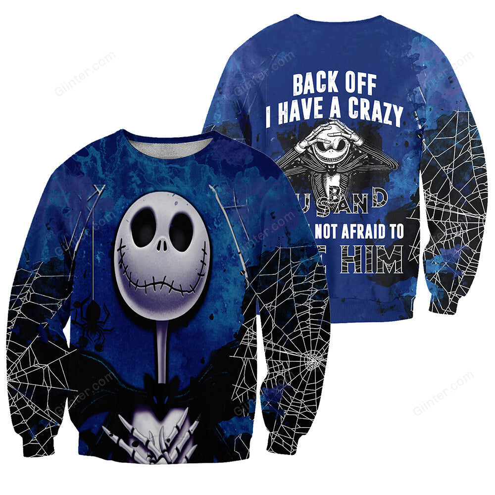 Jack Skellington 3D All Over Printed Shirts For Men And Women 360