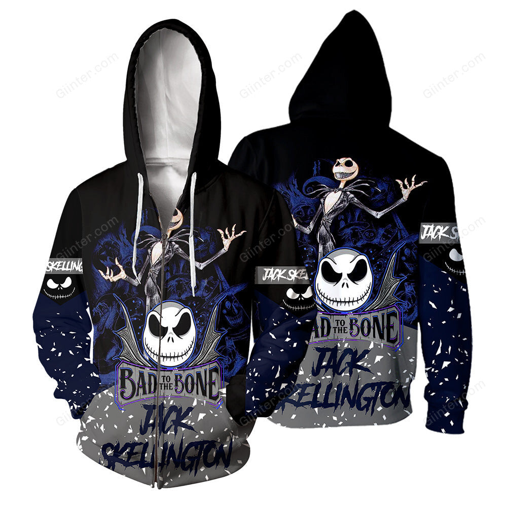 Jack Skellington 3D All Over Printed Shirts For Men And Women 364