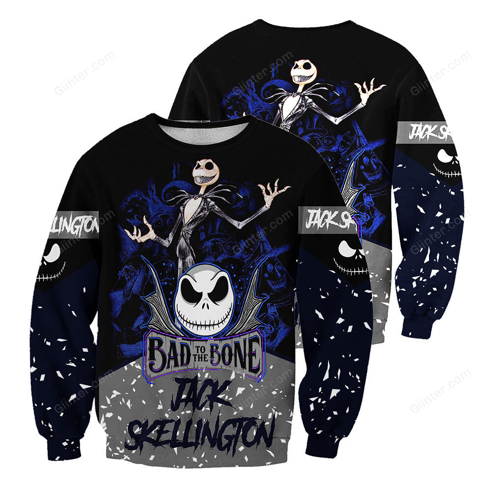 Jack Skellington 3D All Over Printed Shirts For Men And Women 364