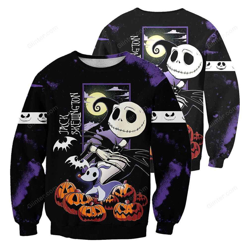 Jack Skellington 3D All Over Printed Shirts For Men And Women 365