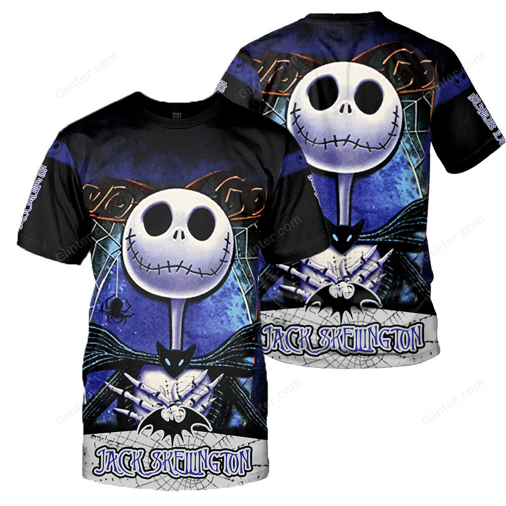 Jack Skellington 3D All Over Printed Shirts For Men And Women 366