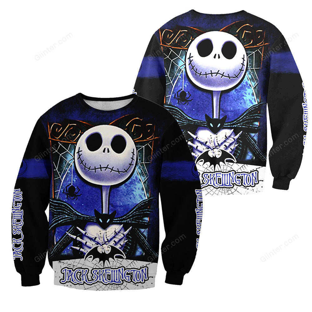 Jack Skellington 3D All Over Printed Shirts For Men And Women 366