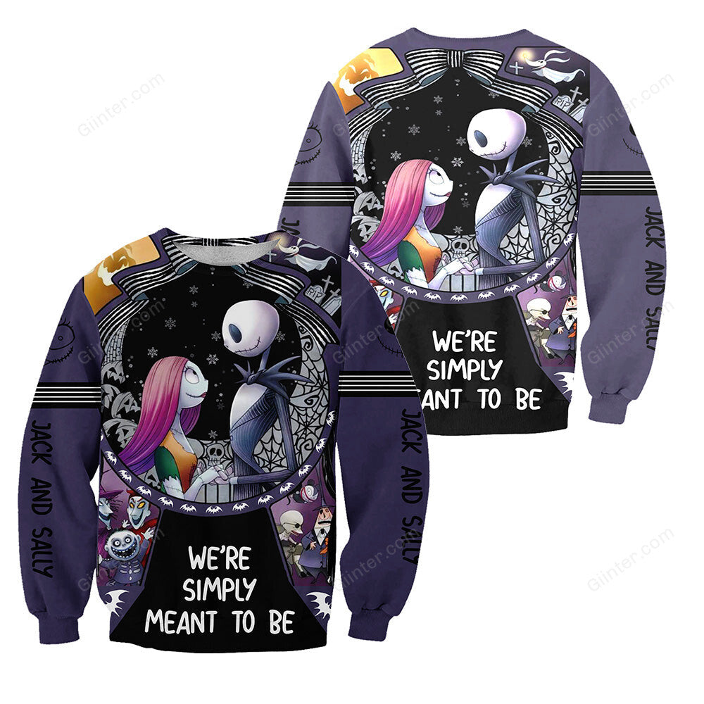 Jack Skellington 3D All Over Printed Shirts For Men And Women 367