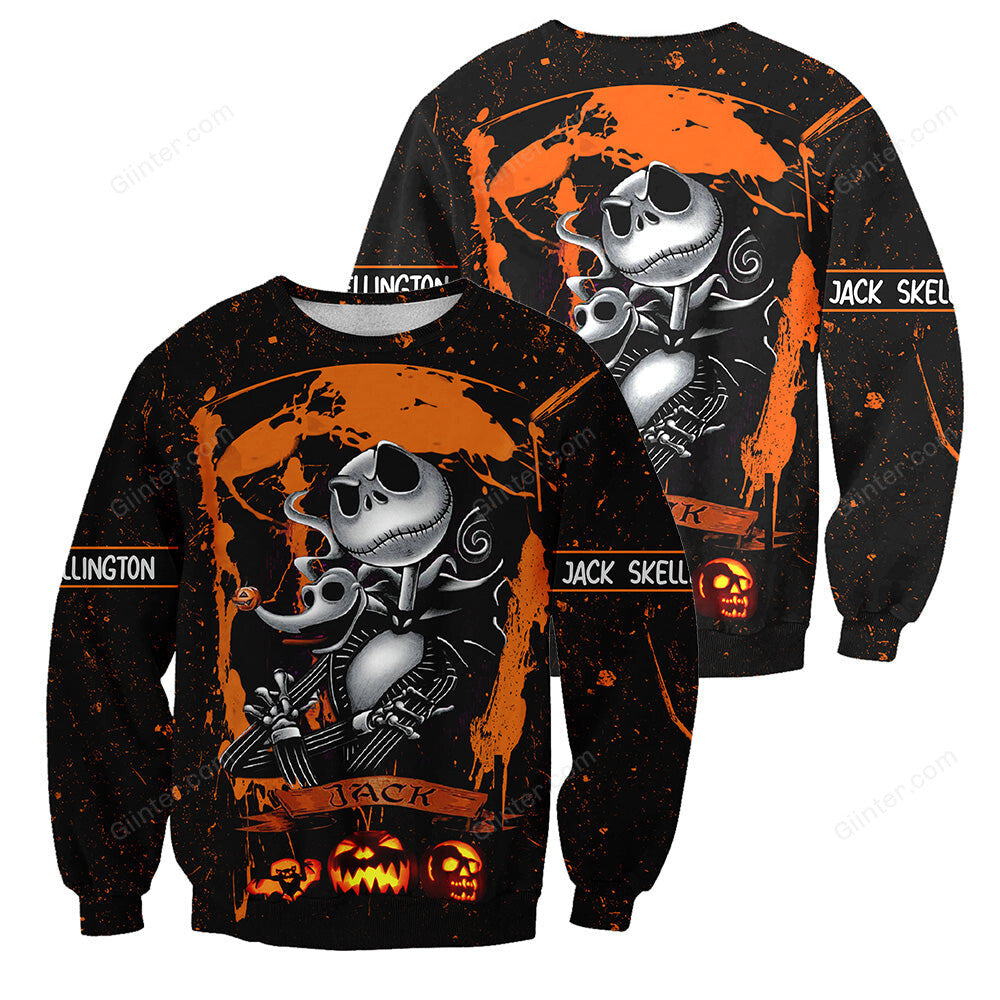 Jack Skellington 3D All Over Printed Shirts For Men And Women 368