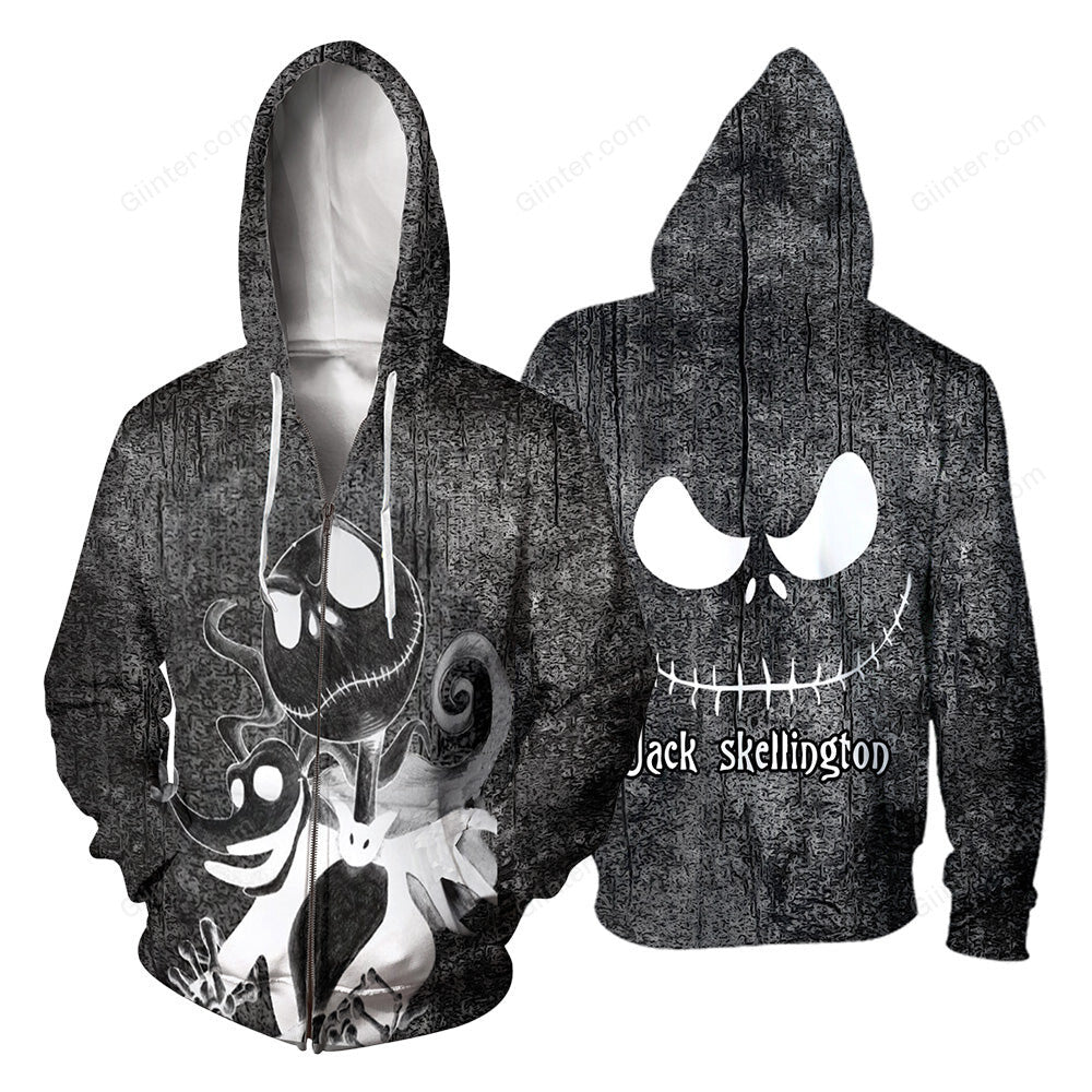 Jack Skellington 3D All Over Printed Shirts For Men And Women 37