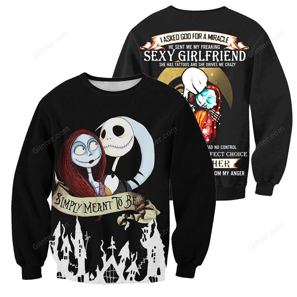 Jack Skellington 3D All Over Printed Shirts For Men And Women 370