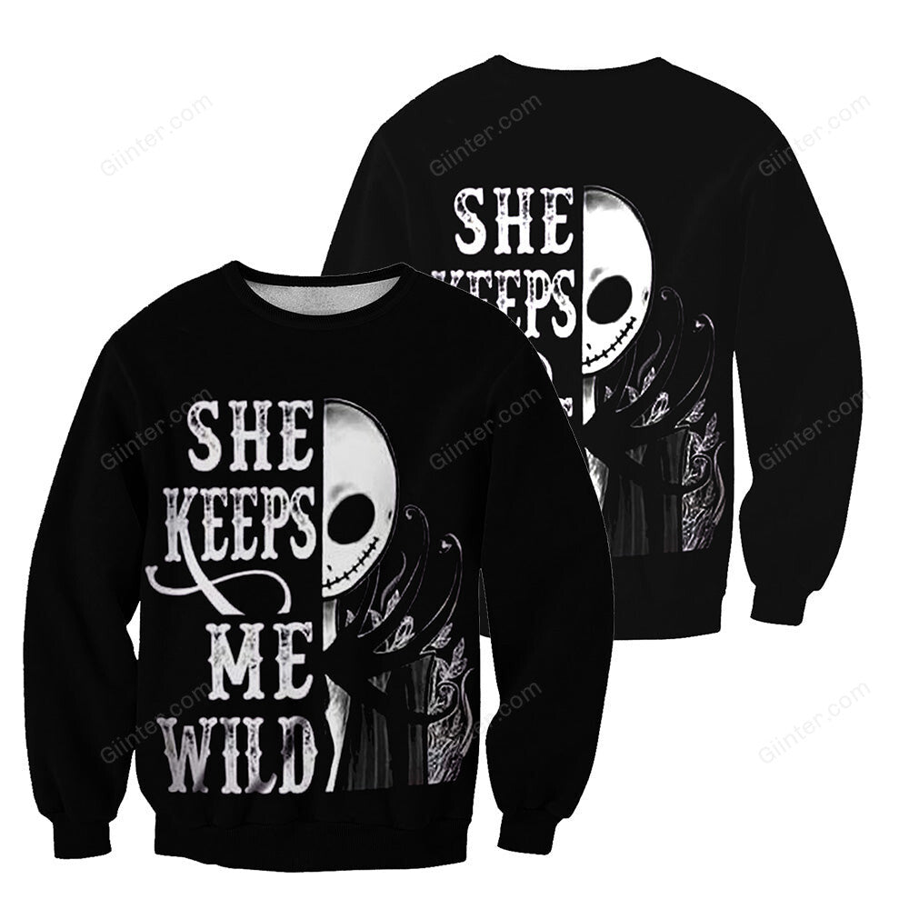 Jack Skellington 3D All Over Printed Shirts For Men And Women 371