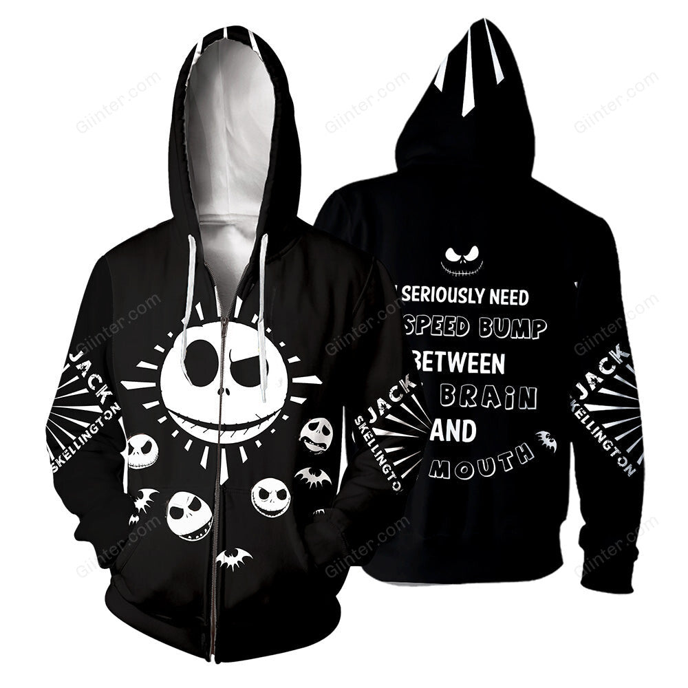 Jack Skellington 3D All Over Printed Shirts For Men And Women 373