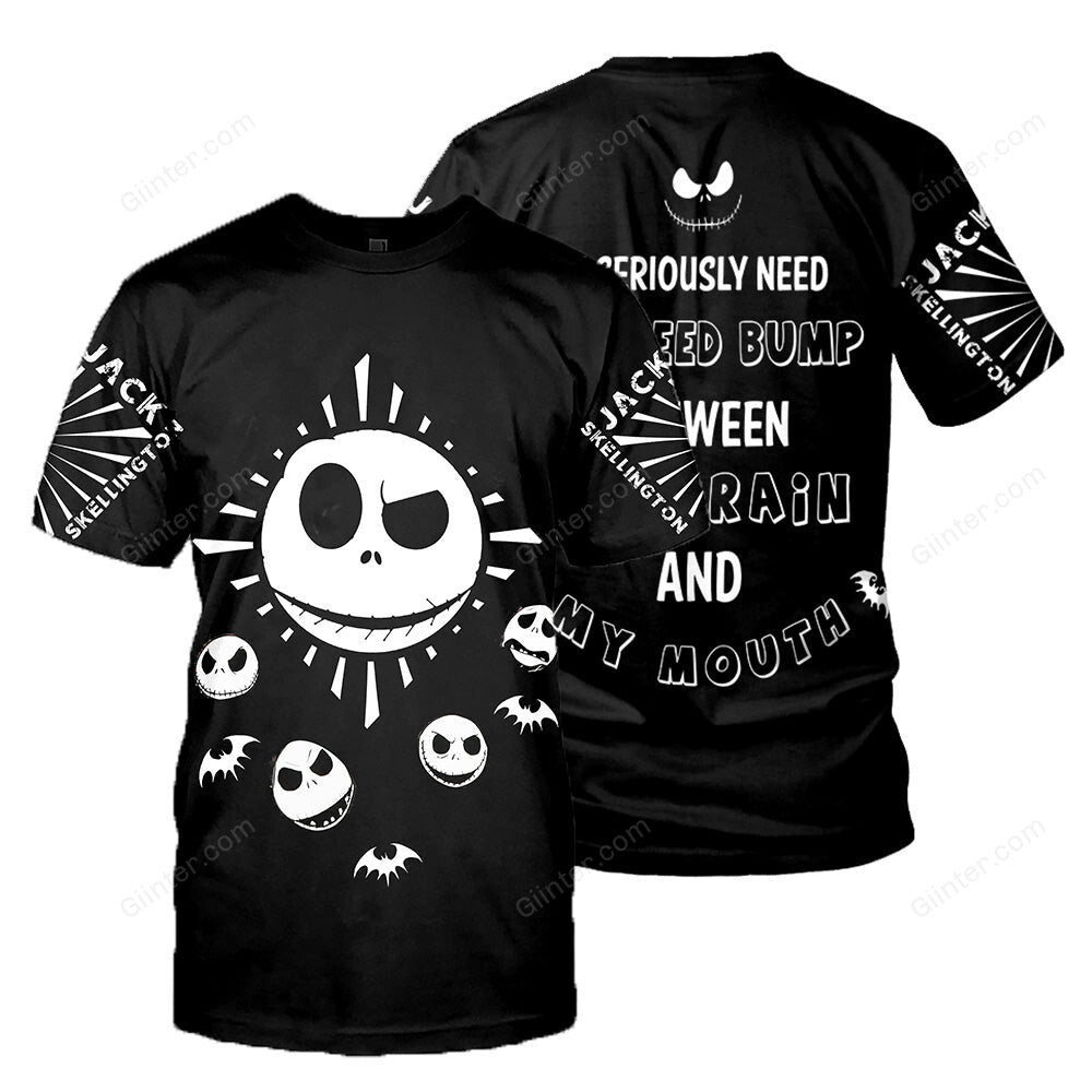 Jack Skellington 3D All Over Printed Shirts For Men And Women 373