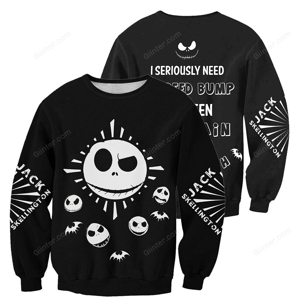 Jack Skellington 3D All Over Printed Shirts For Men And Women 373