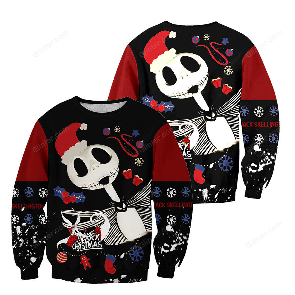 Jack Skellington 3D All Over Printed Shirts For Men And Women 375