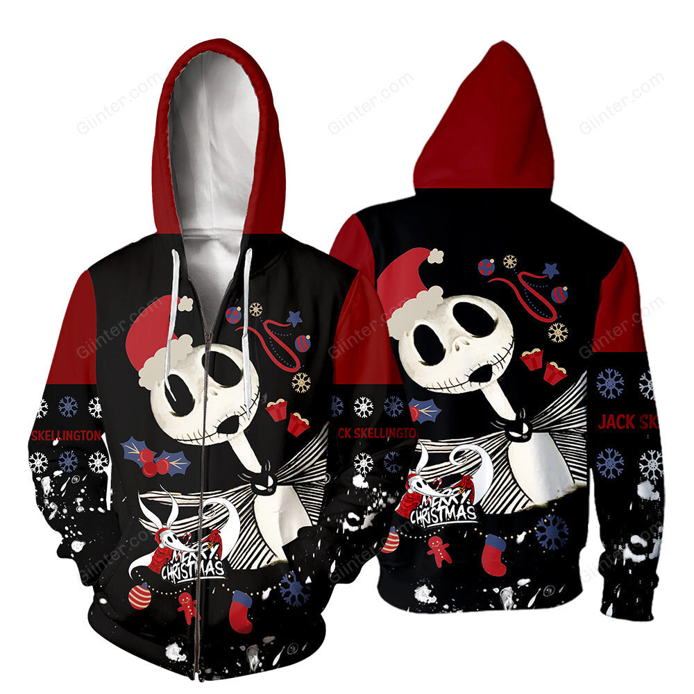 Jack Skellington 3D All Over Printed Shirts For Men And Women 375