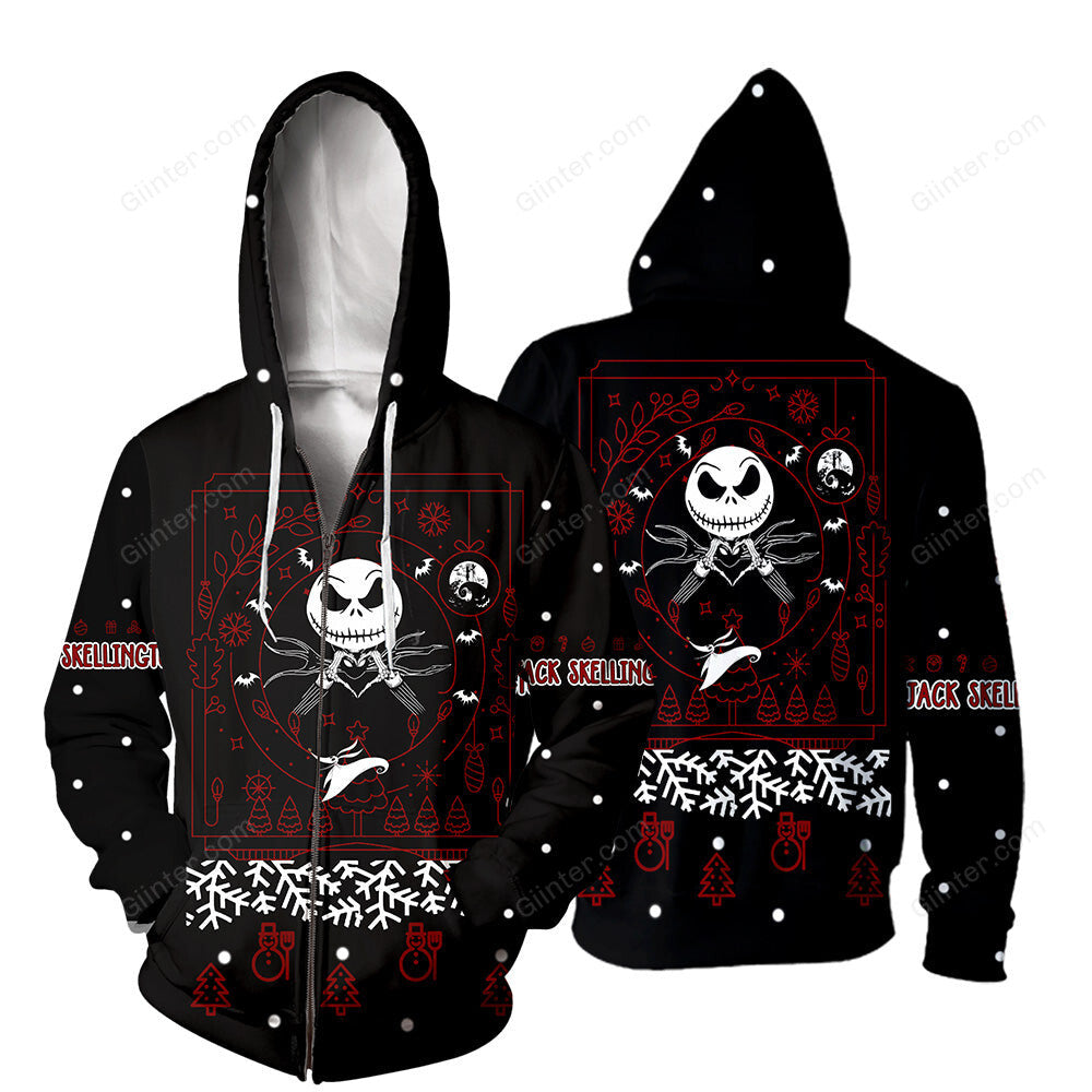 Jack Skellington 3D All Over Printed Shirts For Men And Women 376
