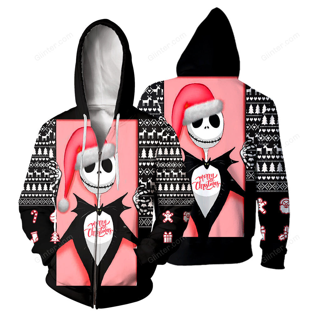 Jack Skellington 3D All Over Printed Shirts For Men And Women 377