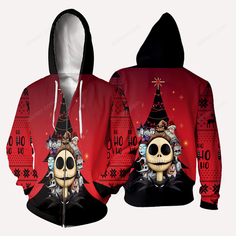 Jack Skellington 3D All Over Printed Shirts For Men And Women 378