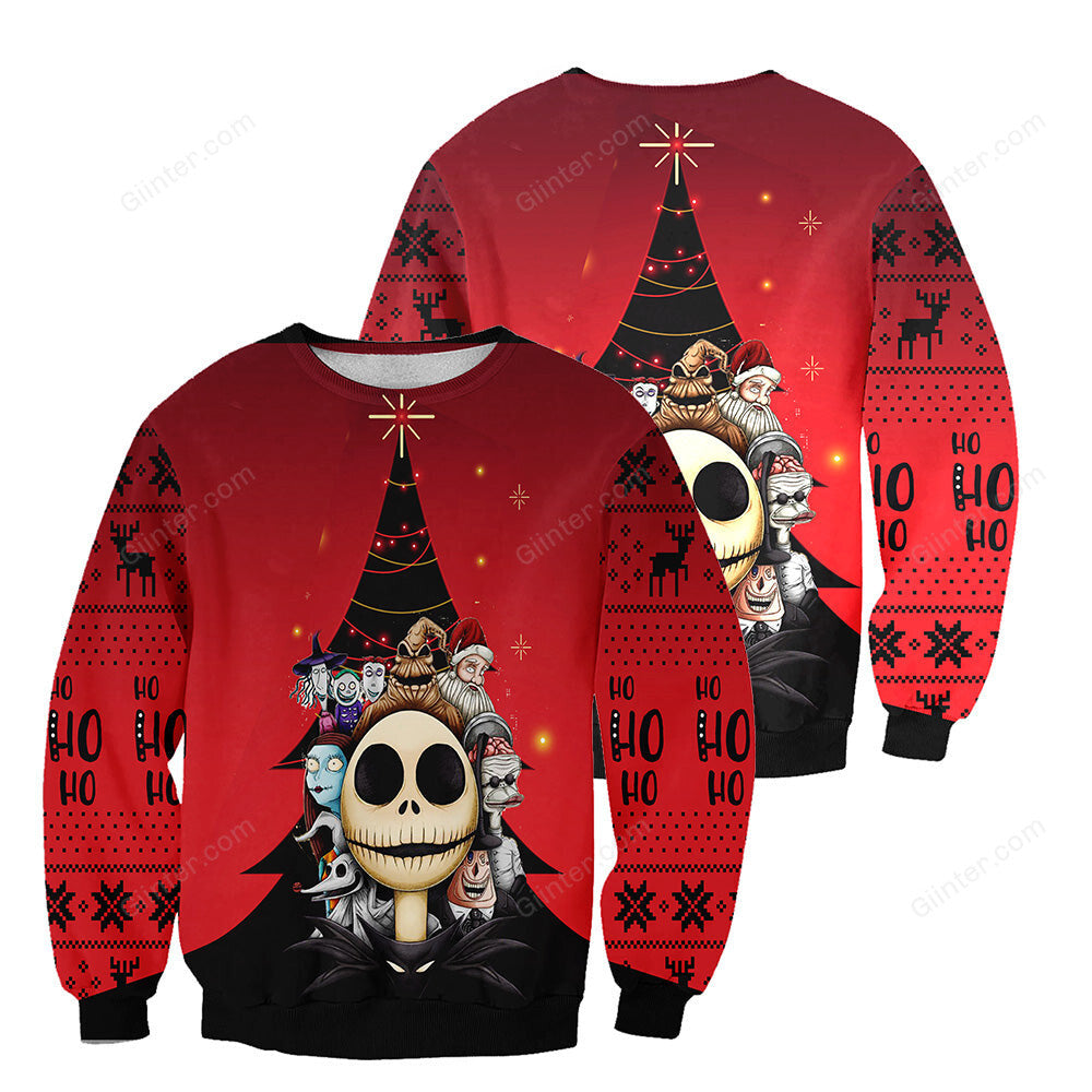 Jack Skellington 3D All Over Printed Shirts For Men And Women 378