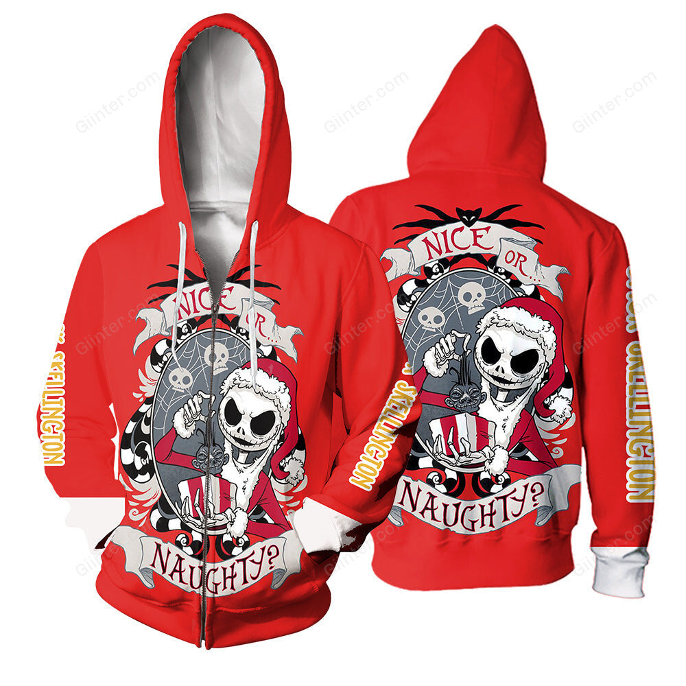 Jack Skellington 3D All Over Printed Shirts For Men And Women 380